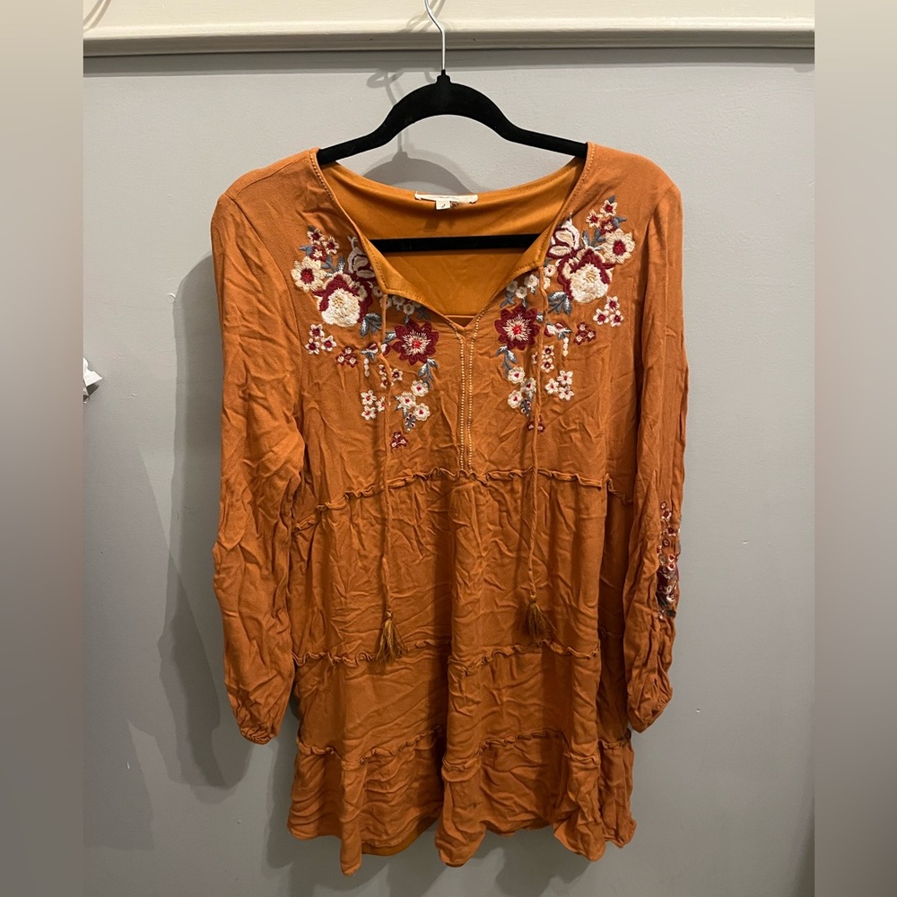 Boho floral dress